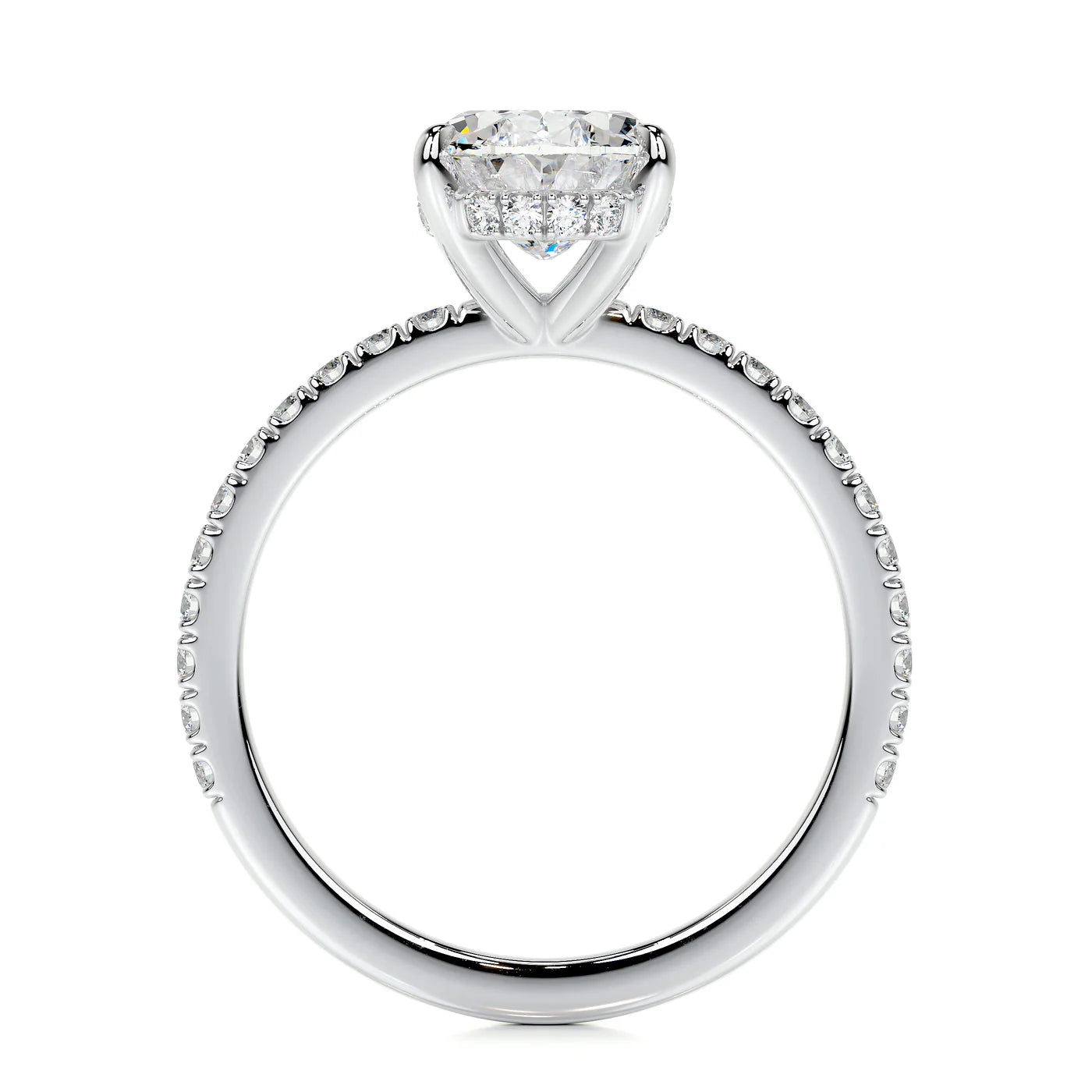 Alure Lab Grown Diamond Ring . White Gold