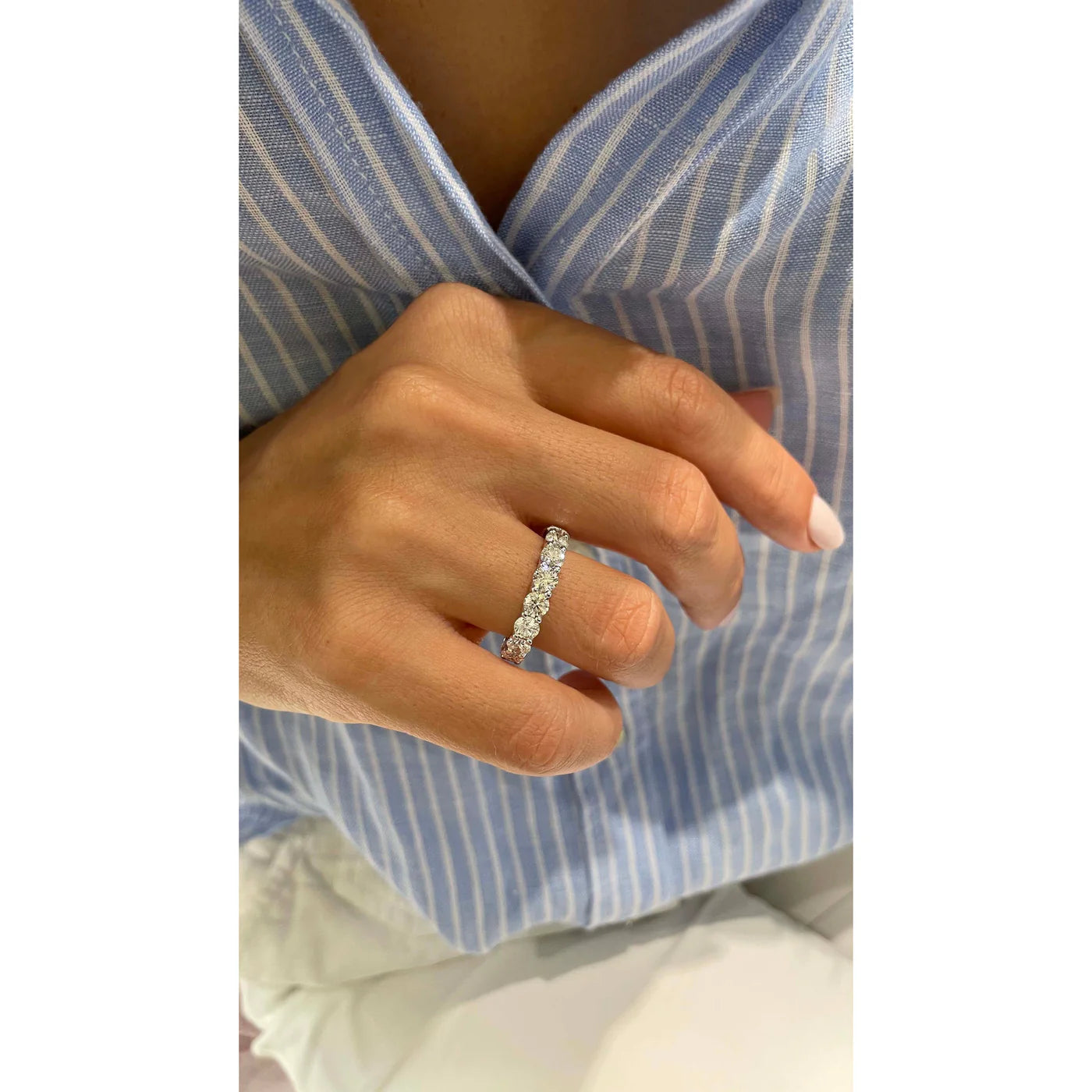 Sorella Lab Grown Diamond Ring . White Gold