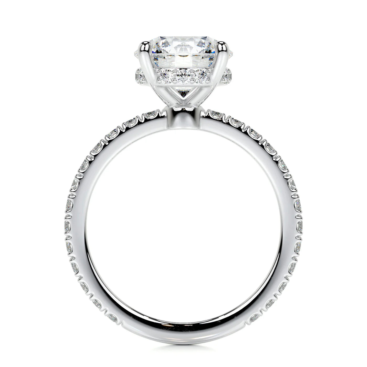 Aurora Lab Grown Diamond Ring . White Gold