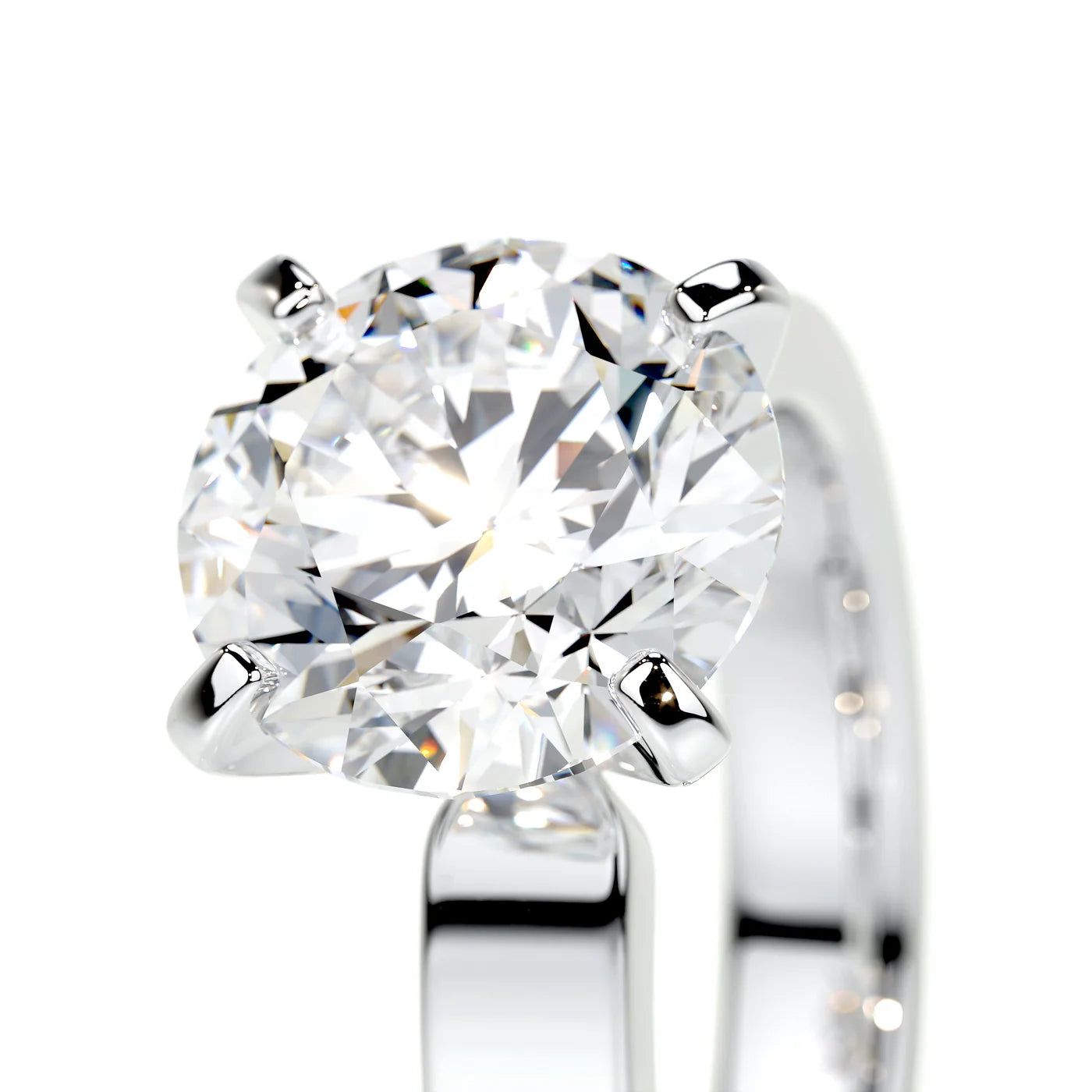 Calla Lab Grown Diamond Ring . White Gold