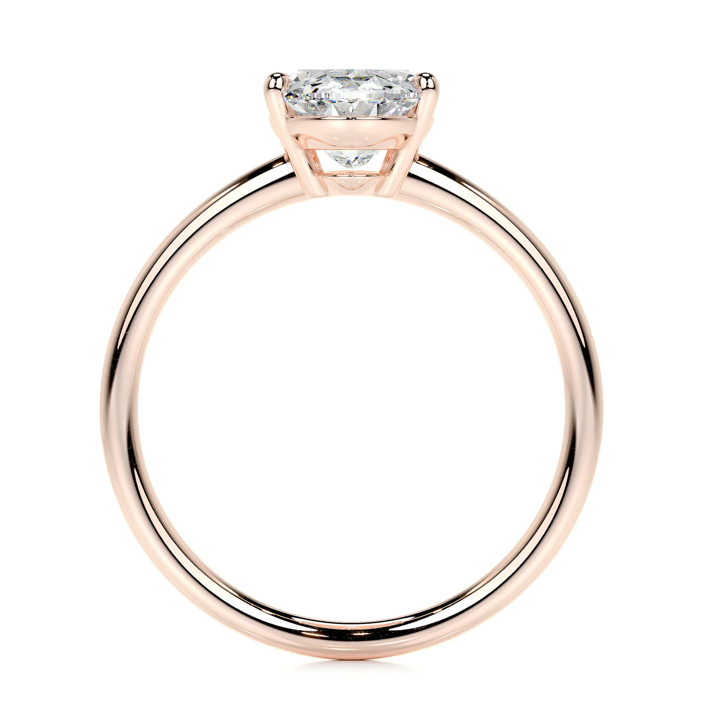 Celestia Lab Grown Diamond Ring . Rose Gold