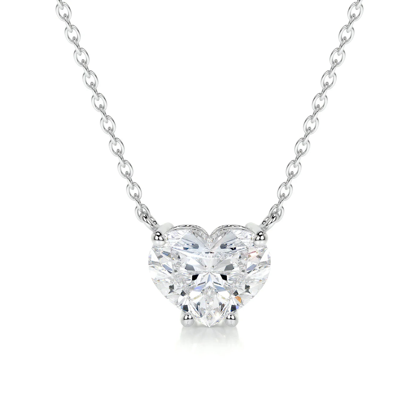 Aluna Lab Grown Diamond Heart Pendant